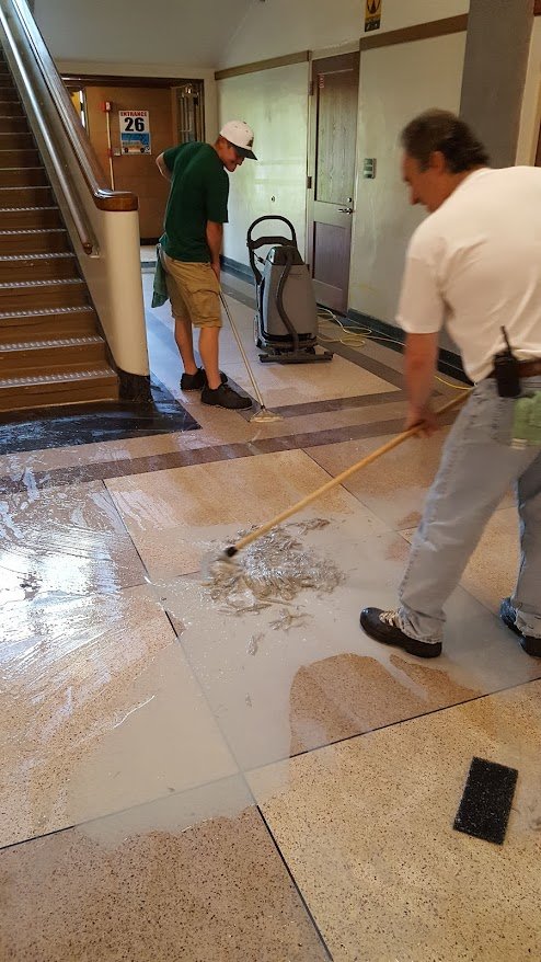 Stripping Terrazzo